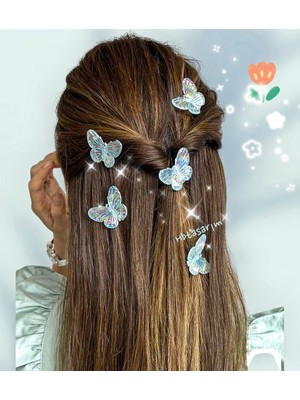 Uravas Store Blue Butterfly Y2K Coquette Yenitrend Toka