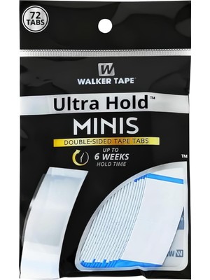 Uravas Store Walker Tape Ultra Hold Mini's Protez Saç Bandı 3/4″ x 3″ (1,90 x 7,62 Cm)