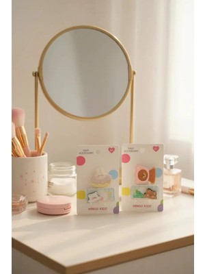 Uravas Store Miniso Kız Eğlenceli Ayı Serisi Saç Tokası, Standart, 2020354110109, Renkli