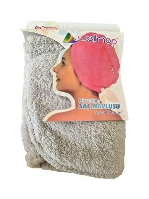 Uravas Store Saç Havlusu Gri