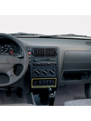 Uravas Store VASS41 Torpido Ön Konsol Cam Düğme Yuvası 6K0857061B Vw Polo Classic ile Uyumlu 1996-1999