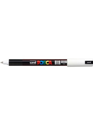 Uravas Store Posca Pc-1mr Uni Beyaz Boya Marker Kalemler Ultra Ince 0,7 mm Kalibre Uç Ucu Her Yüzeye Yazılır Kumaş Cam Taş Metal Ahşap Plastik