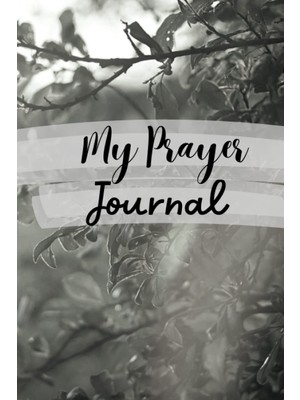 Uravas Store Black & White Prayer Journal 6INX9IN (81PAGES)