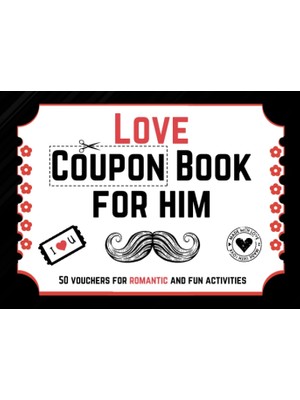 Uravas Store Love Coupon Book For Him: 50 Romantic & Fun Vouchers For Couples - 40 Prefilled And 10 Blank Vouchers To Fill With Rewards - Personalized Fathers Day, ... Boyfriend - Cute Alternative Greeting Card.