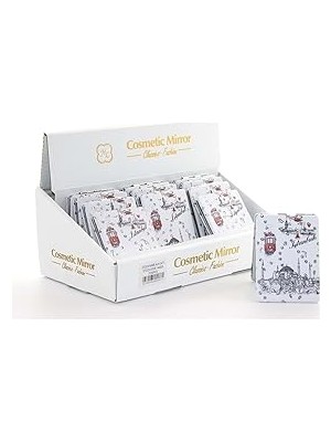 Uravas Store ESK-ALK2916 Taşlı Istanbul Tasarımı El Aynası Ince