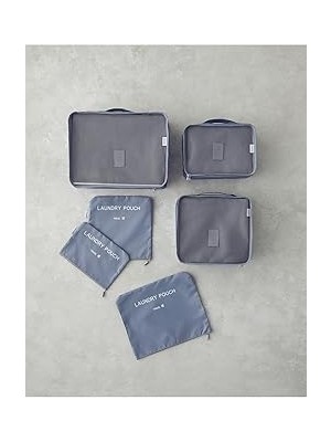 Uravas Store Blare 6'lı Organizer Set Gri