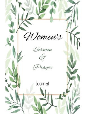 Uravas Store Sermon Notes And Prayer Journal For Women