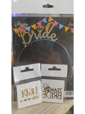 Uravas Store Mislina Parti Evi Bekarlığa Veda Brıde Metal Taç ve Dövme