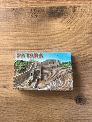 Uravas Store Antik Tiyatro Temalı Dekoratif Buzdolabı Magneti, El Yapımı 3D Kabartmalı Turistik Hediyelik Eşya