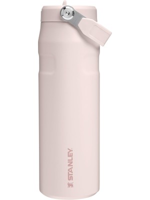Uravas Store Stanley Iceflow™ Aerolight™ Flip Straw 2.0 Pipetli Termos Su Şişesi 0.7 Litre - Pembe Kuvars (Rose Quartz) | Paslanmaz Çelik