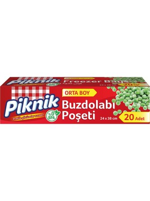 Uravas Store Piknik Buzdolabı Poşeti Orta 20'li