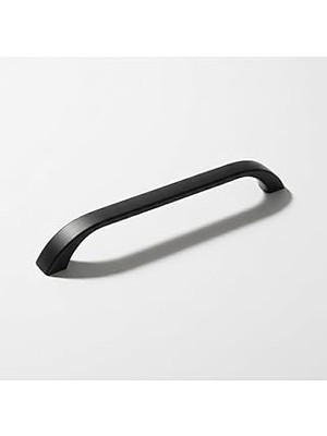 Uravas Store Göksu Siyah Metal Mutfak Dolap Kulpları, Çekmece Kapak Kulbu, Mobilya Kulp (160 Mm, Adet, 1)