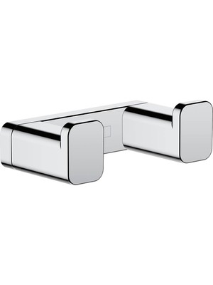 Uravas Store Hansgrohe Çift Havlu Askısı Addstoris, Havlu Askısı, Krom