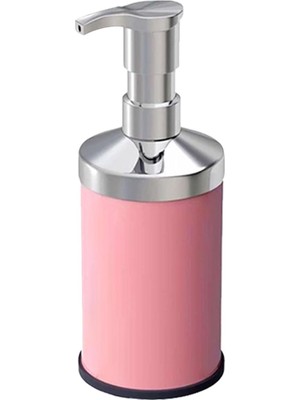 Uravas Store BADEM10 Sıvı Sabunluk Losyon Yağ Şişesi Set Üstü Sıvı Sabunluk Pembe