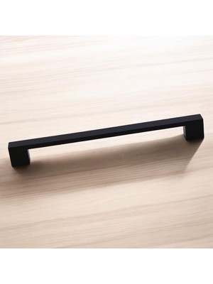 Uravas Store Orta Köprü (128 mm - 12.8 Cm) Siyah Metal Mobilya Mutfak Çekmece Dolap Dolabı Kulbu Kulpu Kulpları