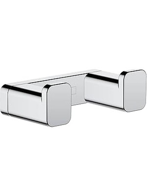 Uravas Store Hansgrohe Çift Havlu Askısı Addstoris, Havlu Askısı, Krom