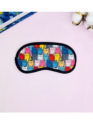 Uravas Store Giftmoda Kedi Tasarımlı Uyku Bandı