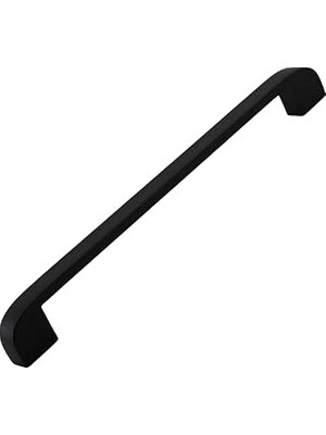 Uravas Store Zehra Kulp 224 mm Siyah Metal Mutfak Mobilya Çekmece Mutfak Dolap Dolabı Kulpları Kapak Kulbu 22.4 cm