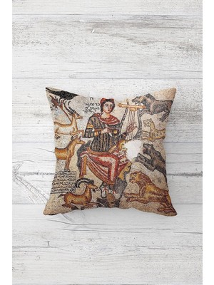 Uravas Store Pelangi Dekoratif Çift Tarafı Baskılı Gizli Fermuarlı Yastık Kılıfı Kırlent Koltuk Yastık Kılıfı, Bej 45 x 45, 24691212645451