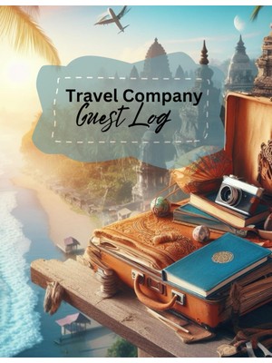 Uravas Store Independently Published Travel Company Guest Log:simple Guest Log 100 Pages (8.5" x 11" Inches)
