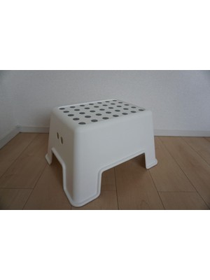Uravas Store Ikea Bolmen Tabure Olarak Kullanılır Kaymaz 25 cm 2 Renkler, Plastik, Beyaz, 44 x 35 x 25 cm