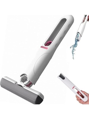 Uravas Store Yenigeldi Mini Mop Taşınabilir Kendinden Sıkmalı Mini Temizlik Paspası Masa Üstü Banyo Araba Için,