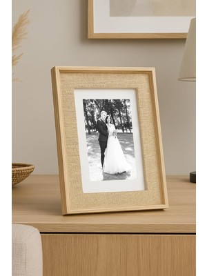 Uravas Store Emores Ahşap Resim Çerçevesi 4'lü Set Halinde 13 x 18 cm Boyutunda