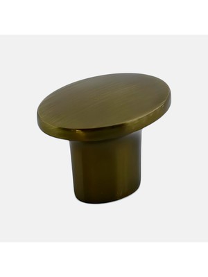 Uravas Store Avcı Antik Sarı Kulp Düğme Tek Vidalı Çekmece Mutfak Mobilya Dolabı Dolap Kulpu Kulbu Metal Kulpları