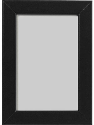 Uravas Store Fıskbo Duvar Çerçevesi, 10X15 Cm, Siyah, Modern Mdf, Dikey Veya Yatay Kullanım