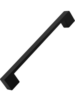 Uravas Store Dar Köprü (160 mm - 16 Cm) Mat Siyah Metal Mobilya Mutfak Çekmece Dolap Dolabı Kulbu Kulpu Kulpları