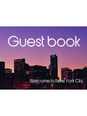 Uravas Store Independently Published Guest Book Welcome To New York City: Vacation Sign In Guest Book, Guest House, Hotel, Hostel,bed And Breakfast : 8.25 x 6 Inch