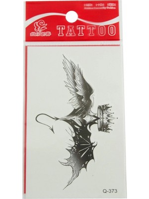 Hace Bazaar Taç Yarasa Tattoo Dövme Sticker
