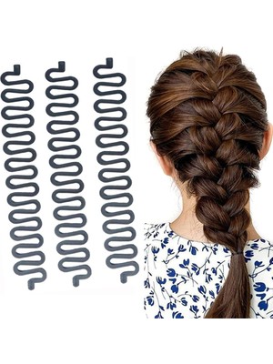 Uravas Store 6 Adet Saç Örgü Aracı Saç Şekillendirme Aksesuarları Kiti Bayan Saç Şekillendirme Klipsi Dıy Fransız Saç Örgü Aracı Rulo Topuz Makinesi Fransız Kırkayak Örgüler Saç Modeli Örgü Aracı Dıy Saç Modeli