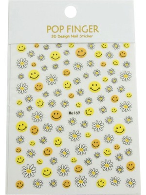 Hace Bazaar Papatya Emoji Tattoo Dövme Sticker