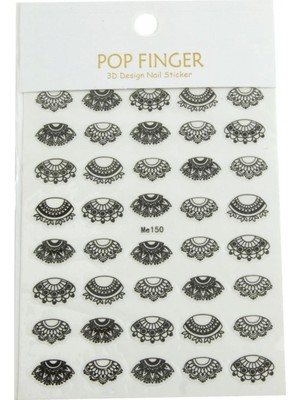 Hace Bazaar Desenli Tattoo Dövme Sticker