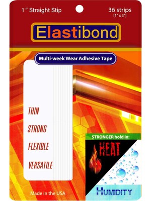Uravas Store Swell True Tape Elastibond Protez Saç Bandı Düz (1'' St) - (2,5cm x 7.5cm) 36 Adet