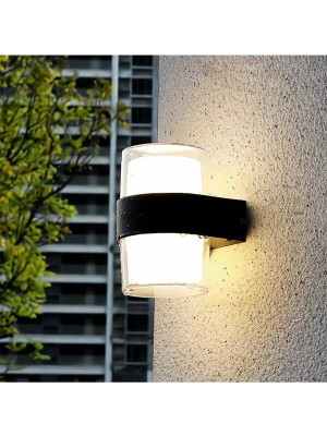 Uravas Store Ucuz Geldi Silindir LED Aplik 12 Watt Gün Işığı 3200K Iç Mekan ve Dış Mekan Cata Bora LED Aplik IP54