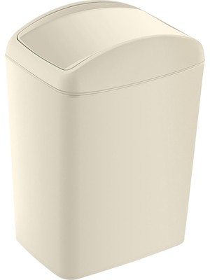 Uravas Store Smartware Soft Çöp Kutusu Döner Kapak 40 Lt Latte