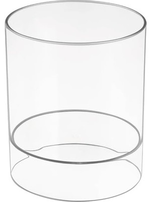 Uravas Store Idesign 69930 Netlik Saç Aksesuarı Düzenleyici, Plastik Banyo Saklama Kutusu, 2 Bölmeli, Şeffaf