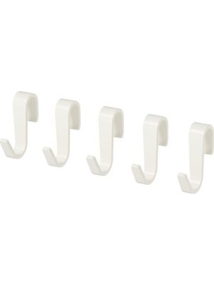 Uravas Store Ikea 5 Li Kanca Beyaz Renk Kanca 5li Pratik Kullanım Alanı