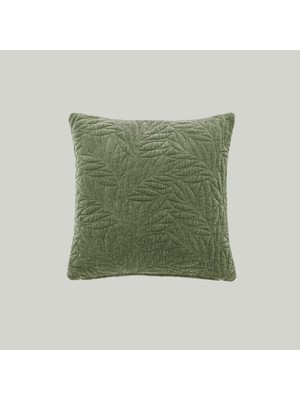 Uravas Store Linens Velour Kırlent Kılıfı 45X45 cm Haki