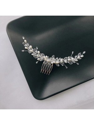 BBA Tulle Store Kristal Taraklı Gelin Tacı Gelin Tacı,gelin Saç Aksesuarı,gelin Saç Tokası,el Yapımı