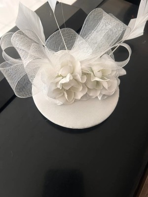 Bba New Trend Nikah Şapkası Gelin Vualet Kep Tüllü Saç Aksesuarı Özel Günler Için Şık Model
