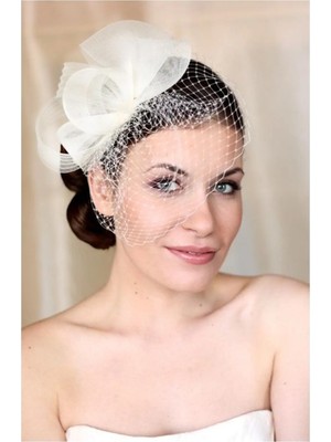 Bba New Trend Nikah Kepi ve Nikah Düğün Şapkası Vualet Toka Gelin Kepi Gelin Şapkası Gelin Tacı