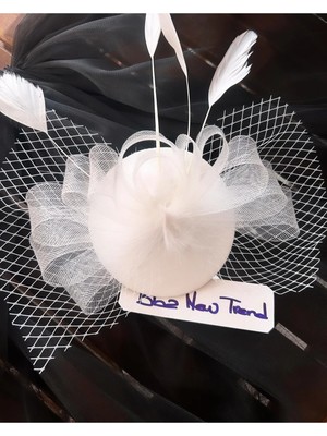 Bba New Trend El Yapımı Vualet Gelin Şapkası Nikah Kep Gelin Şapkası,vualet Nikah Kep Gelin Şapkası