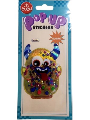 Kaia Life Bu-Bu Pop-Up Stickers Boynuzlu Minyon