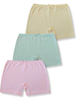 Panfilia %100 Pamuk Kız Çocuk Boxer 3'lü Set / Külot / Iççamaşır