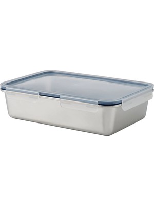 Ikea 365+ Paslanmaz Çelik-Plastik 3 Lt Kapaklı Çelik Saklama Kabı