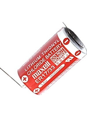 Renas Store Maxell ER17/33 3.6V 2/3A Size Lithium Pil