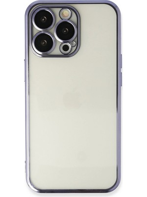 Magicool Iphone 13 Pro Kılıf Razer Lensli Silikon - Mor